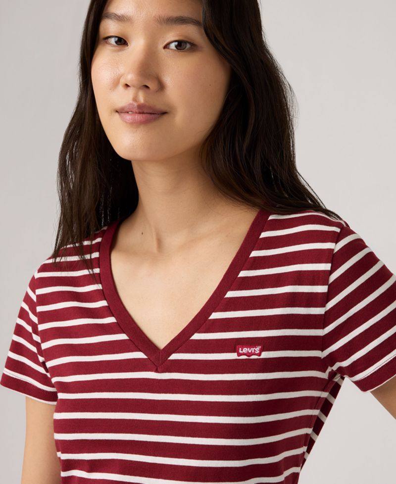 Women's Perfect Cotton V-Neck Short-Sleeve T-Shirt