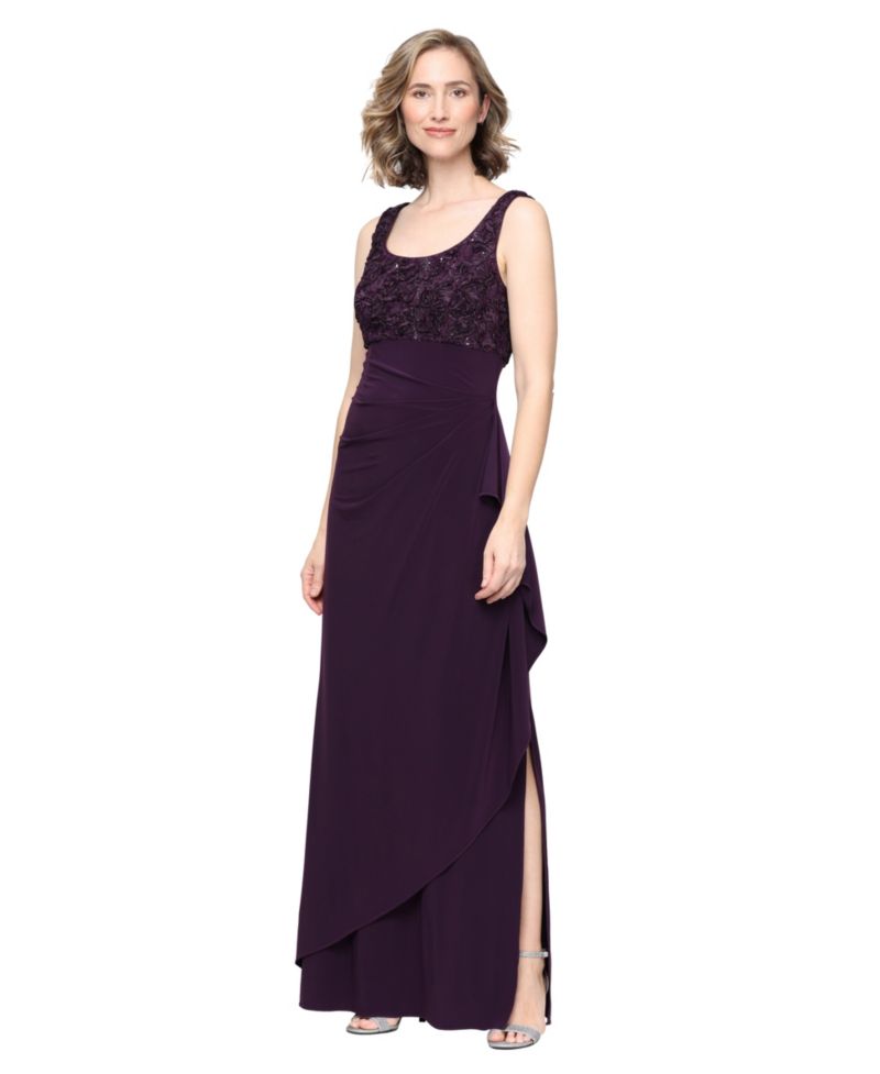 Petite Lace Jacket and Ball Gown, 2-Piece Set