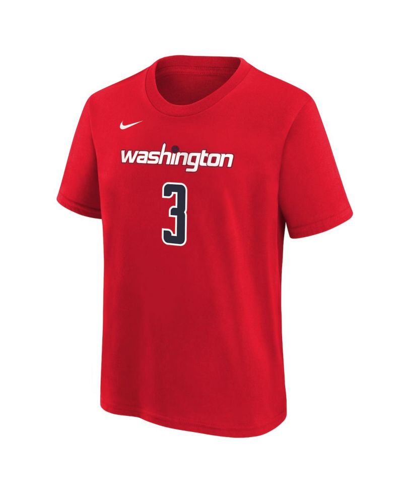 Big Boys and Girls Trae Young Red Washington Wizards 2026 Name & Number T-Shirt