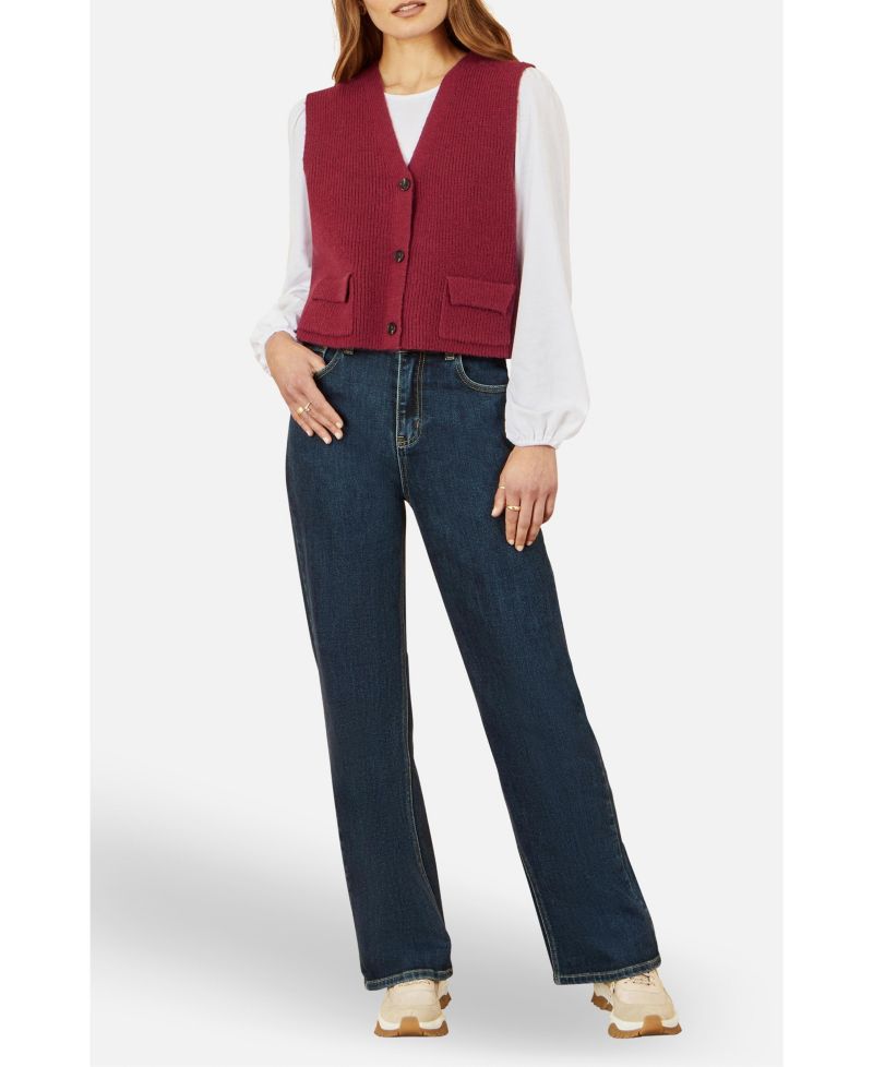 Women's Knitted Pullover Waistcoat