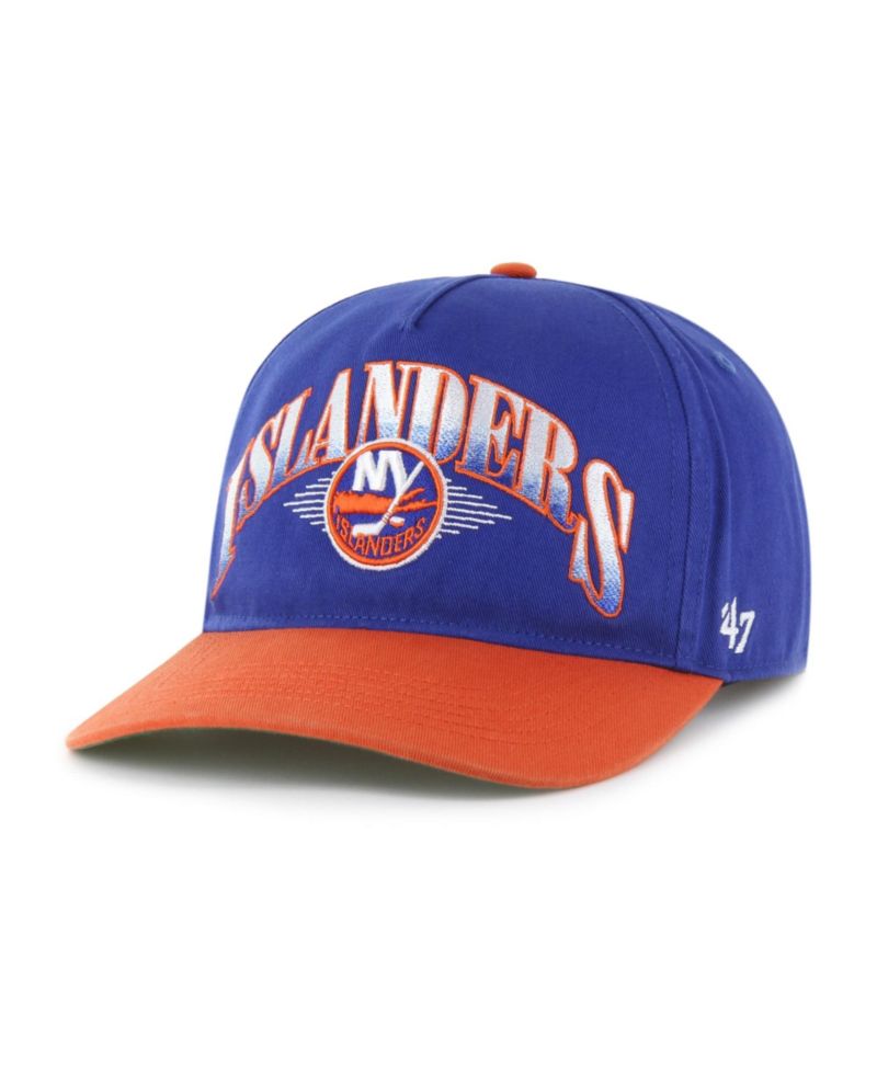 Men's '47 Royal/Orange New York Islanders Atkin Vintage Relaxed Hitch Adjustable Hat