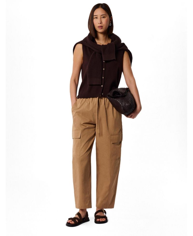 Women's Utility Cotton Barrel Trouser