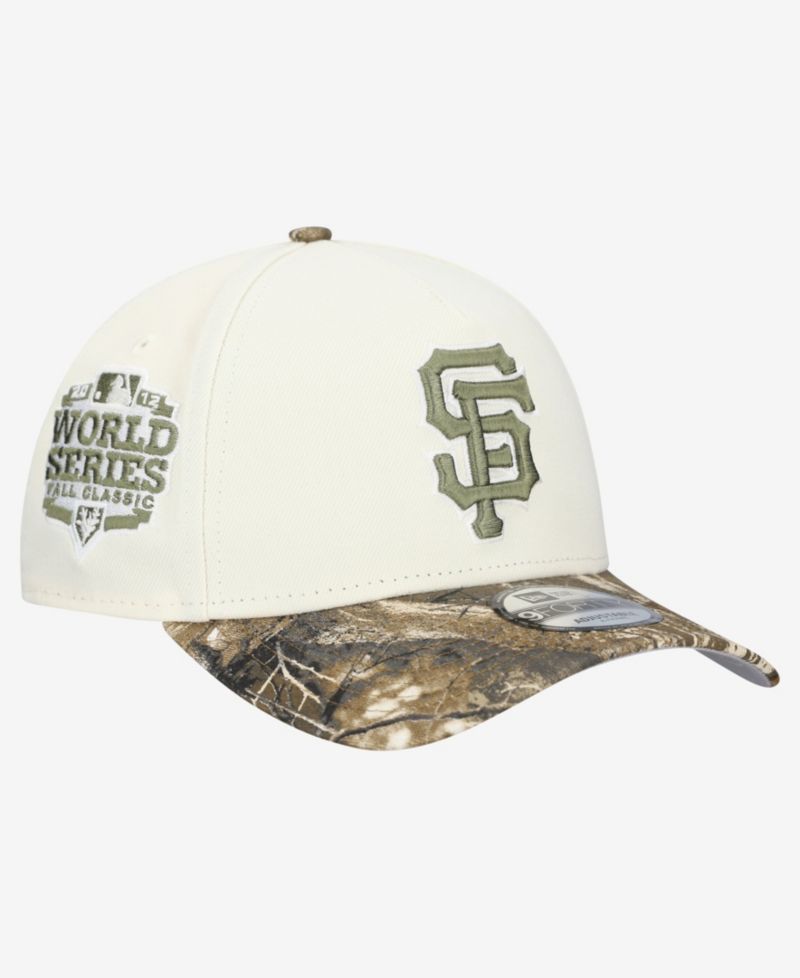 Men's Cream/Realtree Camo San Francisco Giants 9FORTY A-Frame Adjustable Hat
