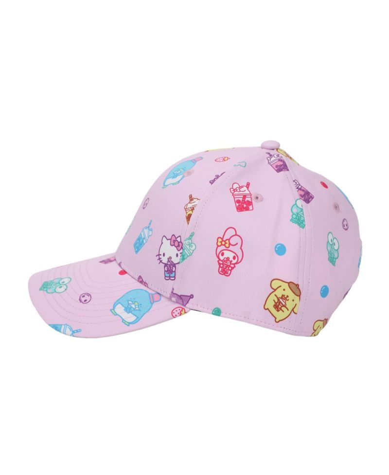 And Friends Aop Drinks Sublimation On Poly B2 Structured Ball Cap Traditional Adjustable