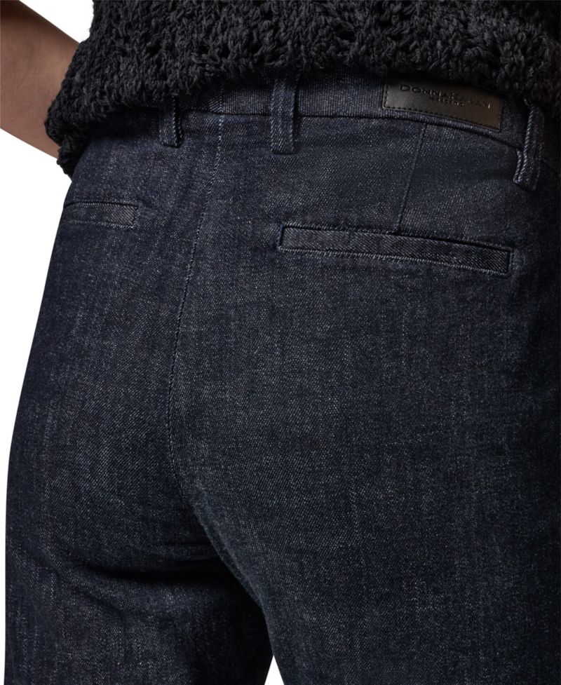 Women's Luxe Denim Mid Rise Modern Trousers