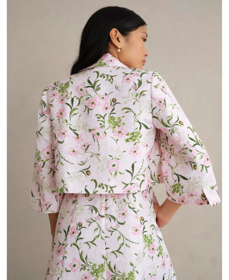 Women's Lana Cropped Floral Jacket