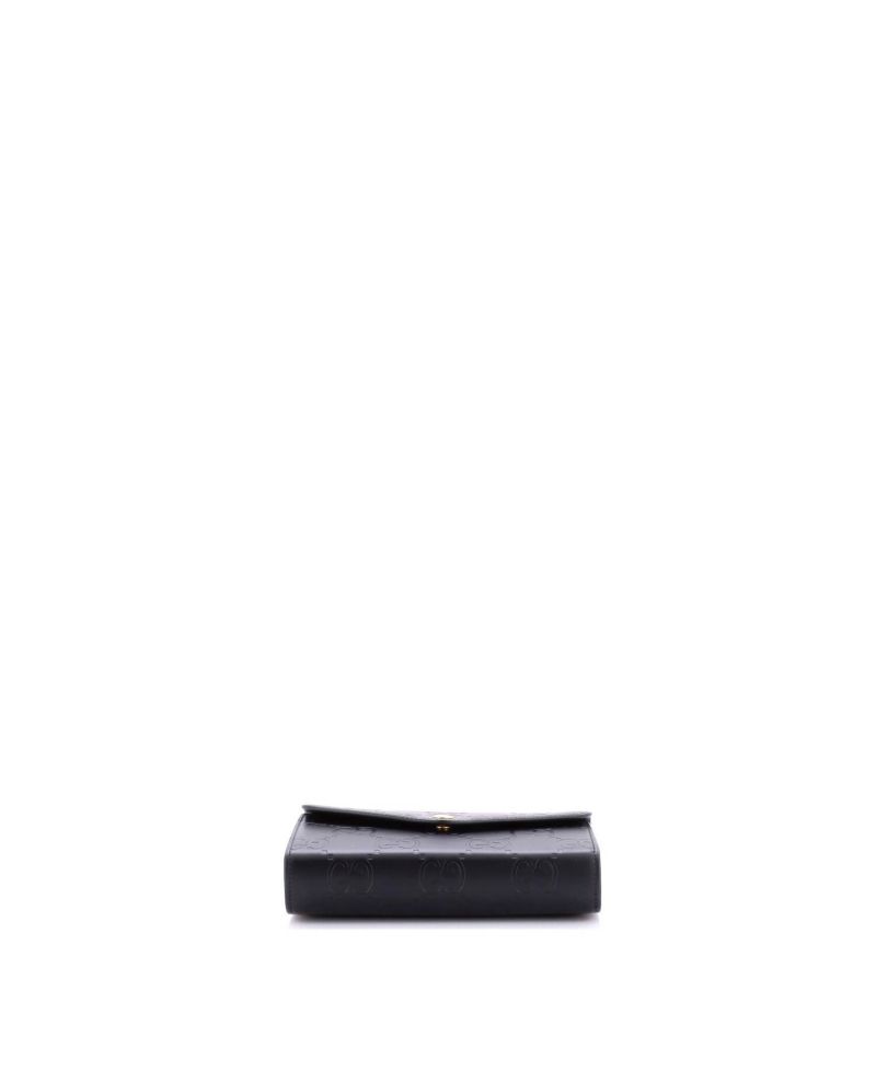 Envelope Wallet on Chain Guccissima Leather