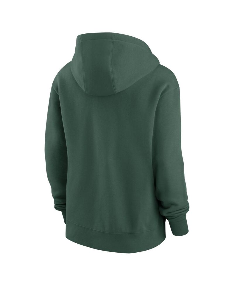 Women's Green Green Bay Packers Club Fleece Pullover Hoodie