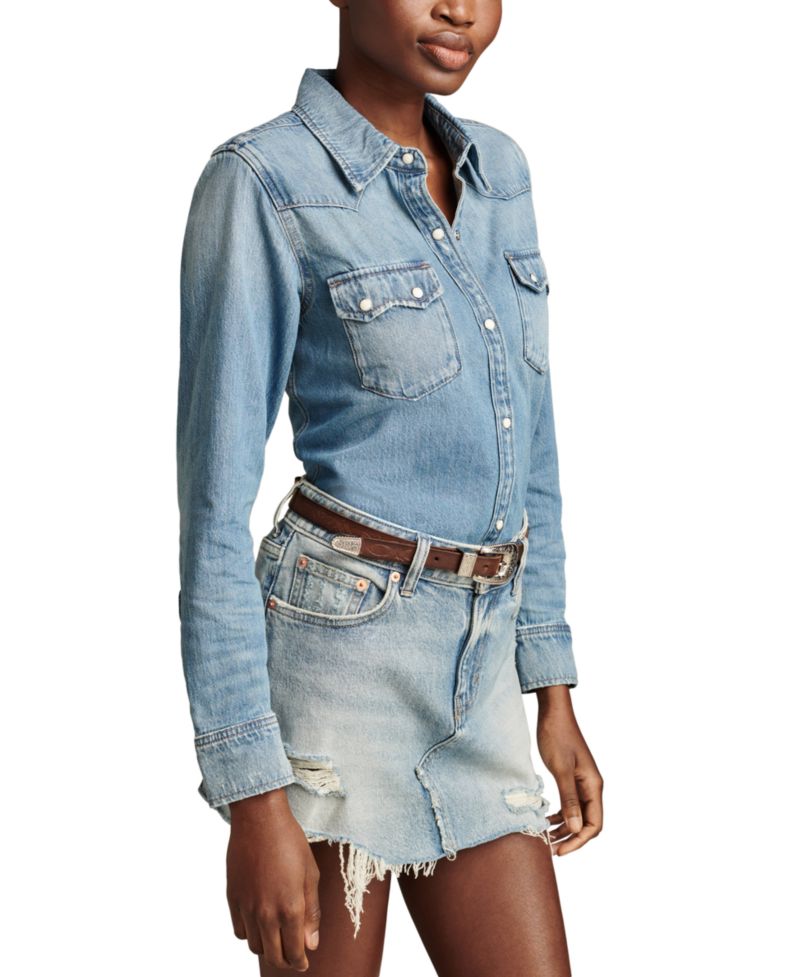 Women's Denim Western Shirt