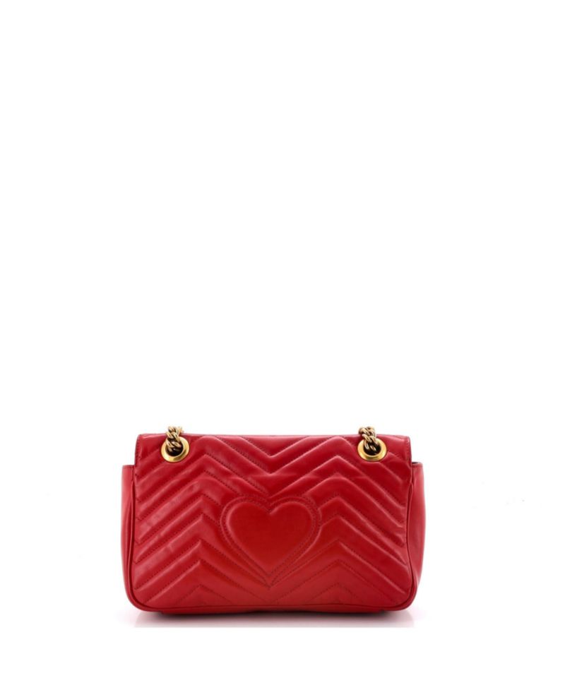 Medium GG Marmont Flap Bag Matelasse Leather