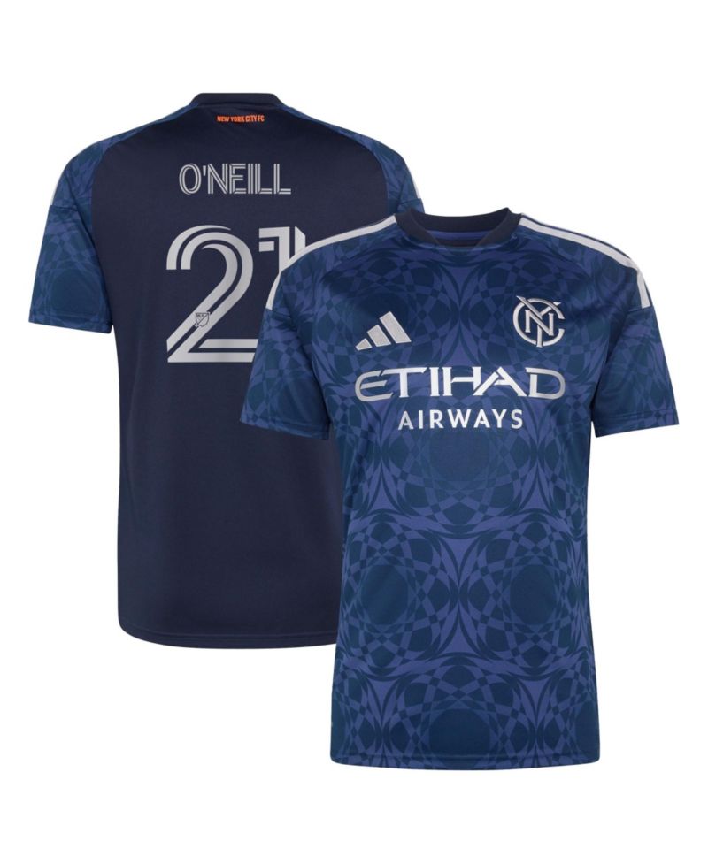 Men's Aiden O’Neill Blue New York City FC 2026 The All Nations Kit Replica Jersey
