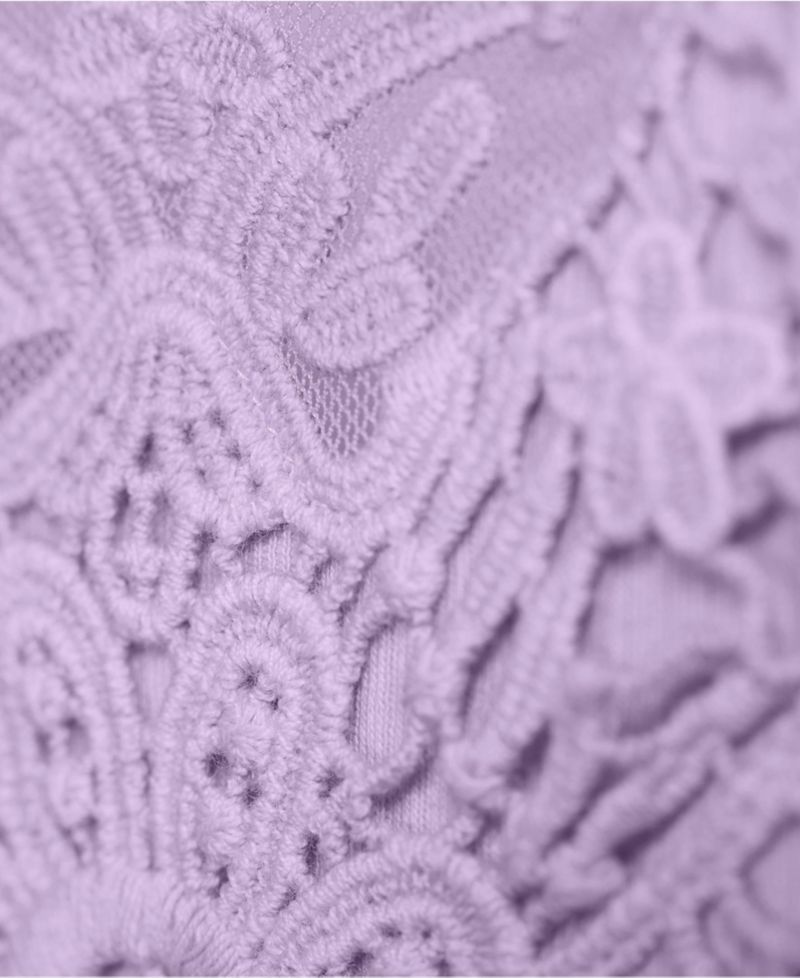 Women's Variegated Micro Rib Lace Trim Cami