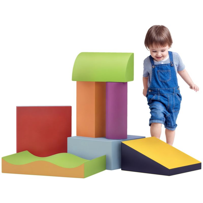 Ages 1-3 7-Piece Soft Climbing Playset