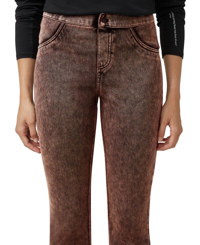 Women's High-Rise Denim Baby Bootcut Leggings