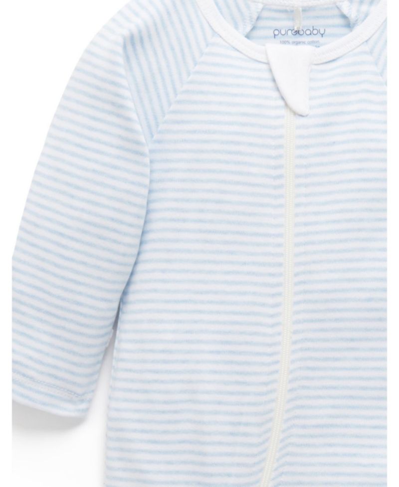 Baby Boys Zip Coverall & Hat Set