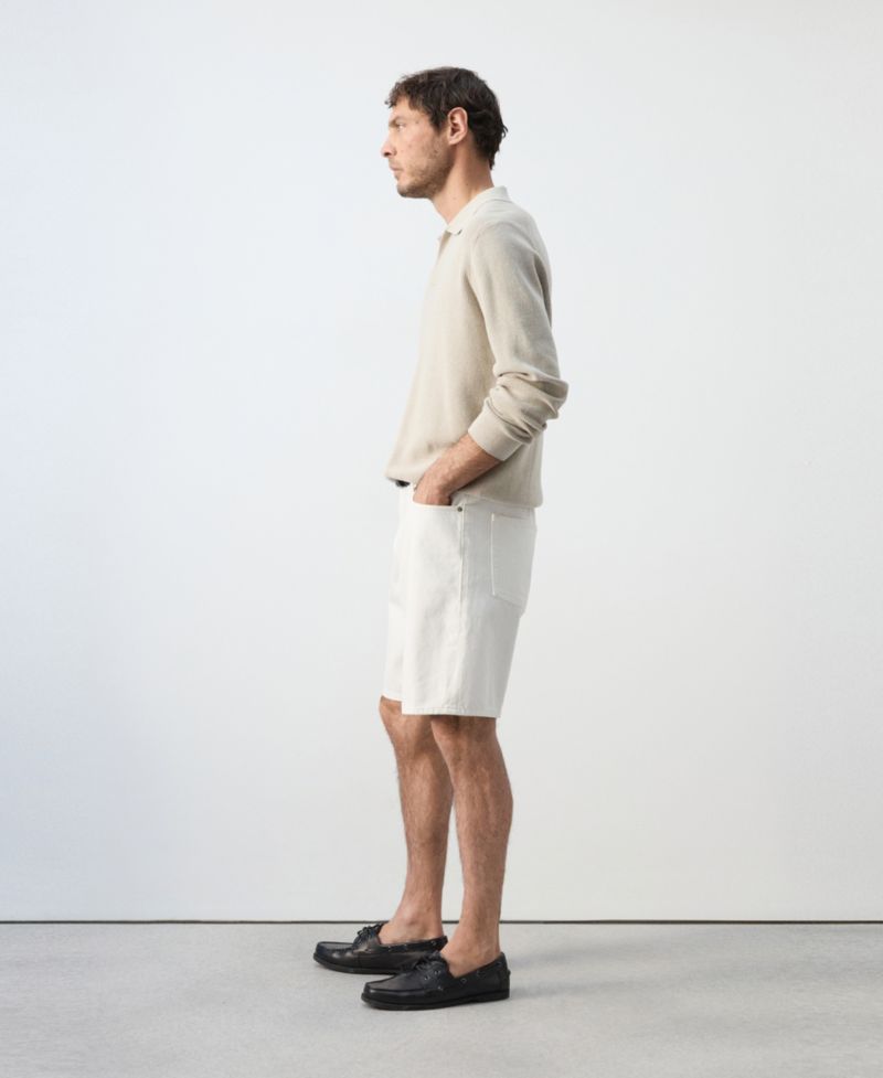 Men's Straight-Fit Denim 8.86" Bermuda Shorts