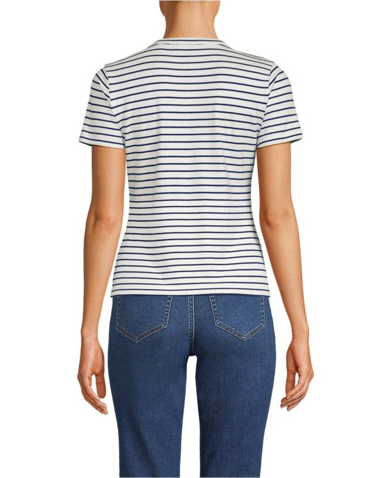 Women's Drapey Rib Fitted Short Sleeve T-Shirt
