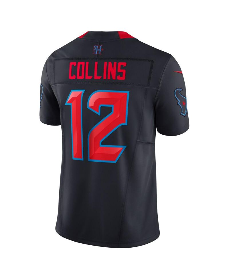 Men's Nico Collins Navy Houston Texans Alternate 2 Vapor F.U.S.E. Limited Jersey