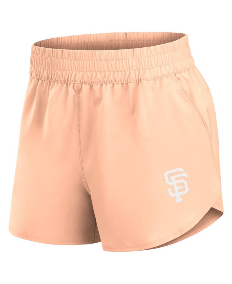 Women's Orange San Francisco Giants Studio Woven Vibe Shorts