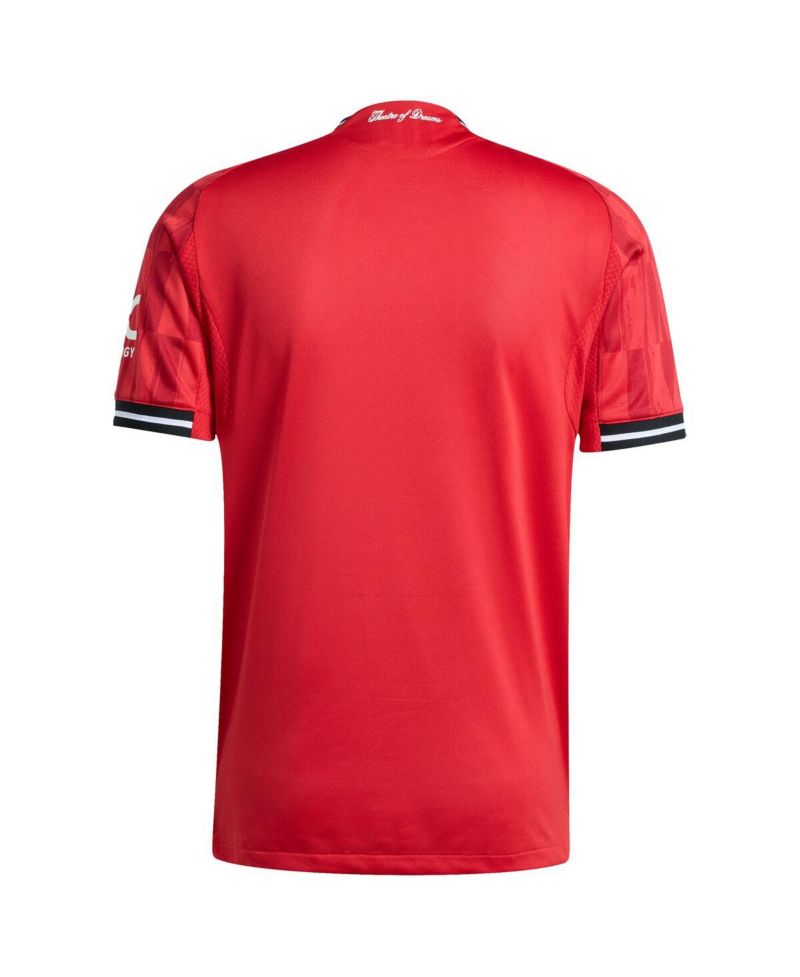 Men's Red Manchester United Home 2025/26 Authentic Player Jersey