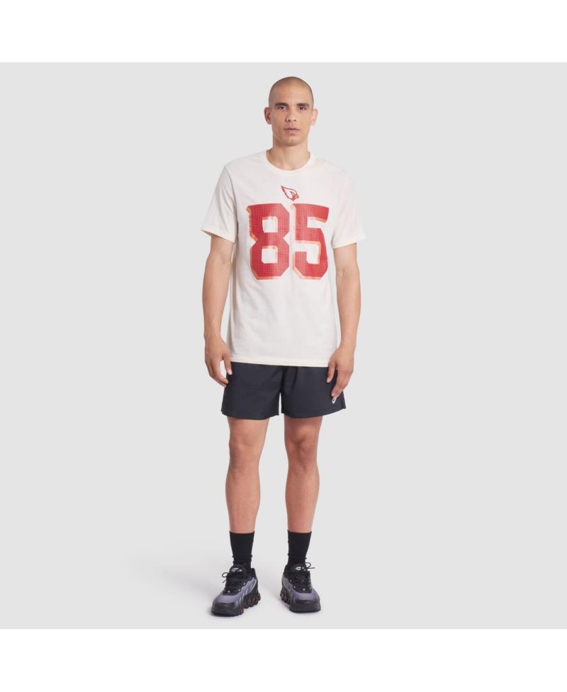 Men's Trey McBride Natural Arizona Cardinals 2025 Rivalries Collection Player Name & Number T-Shirt