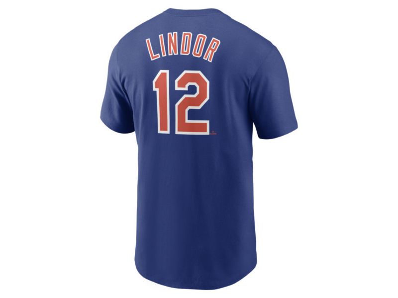 New York Mets Men's Name and Number Player T-Shirt - Francisco Lindor
