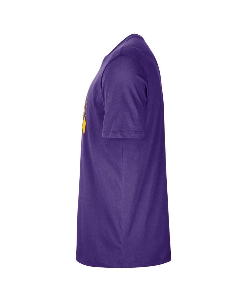 Men's Purple Los Angeles Lakers Authentic Practice T-Shirt