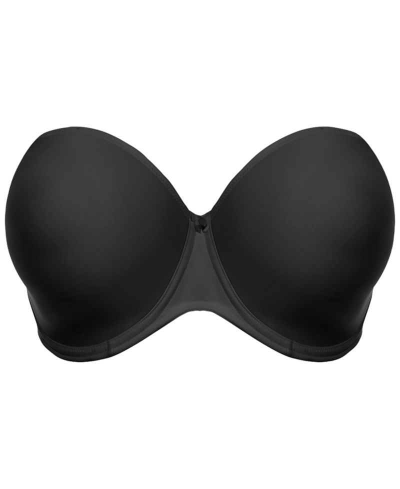 Women's Plus Size Smooth Underwire Molded Strapless Bra EL4300