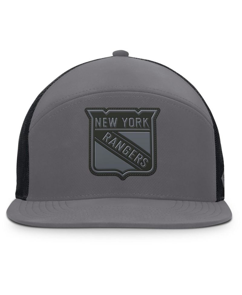 Men's Charcoal New York Rangers Fairweather Adjustable Hat