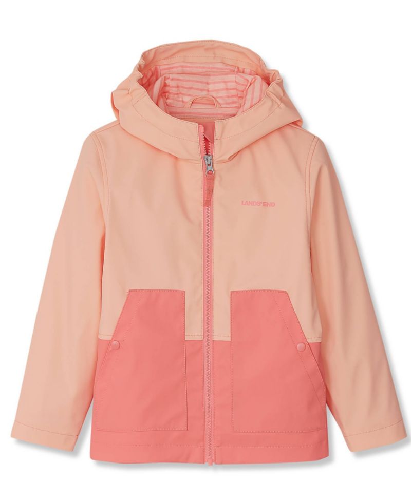 Kids Water Resistant Hooded Slicker Rain Jacket