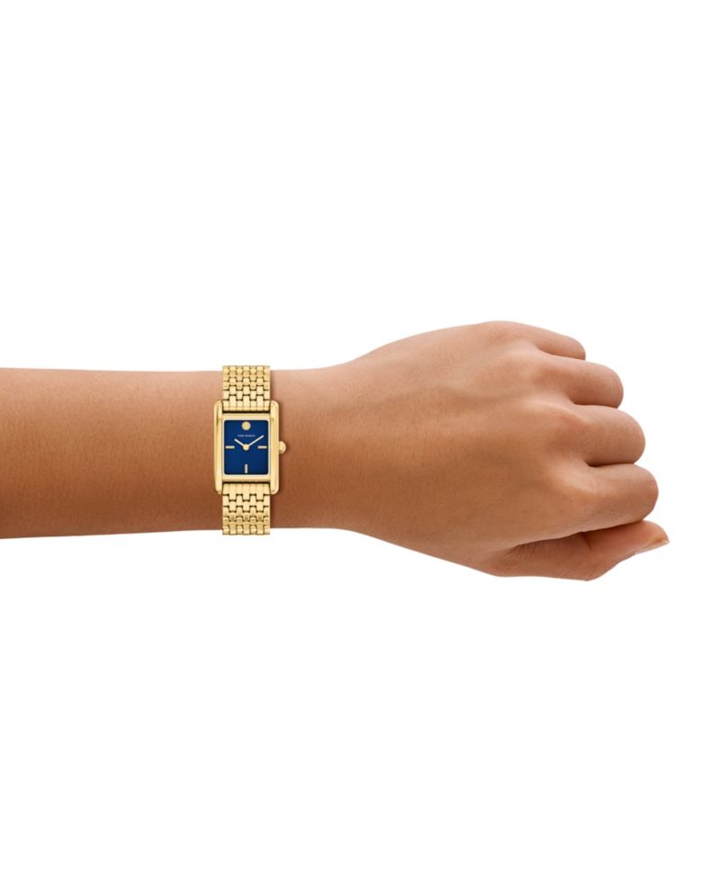 Women's The Eleanor Small Quartz Two-Hand Gold Stainless Steel Watch, 22mm
