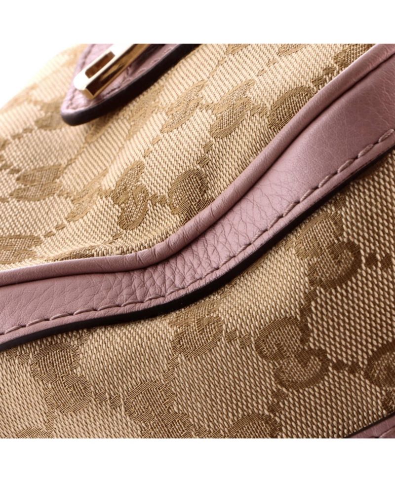 Small Vintage Web Boston Bag GG Canvas