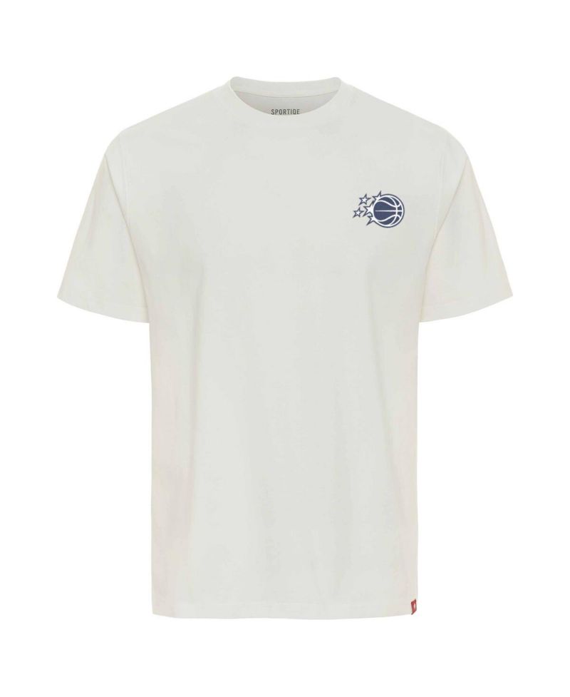 Men's and Women's Cream Orlando Magic Athletic Club Collection Duke Relaxed fit Premium T-Shirt