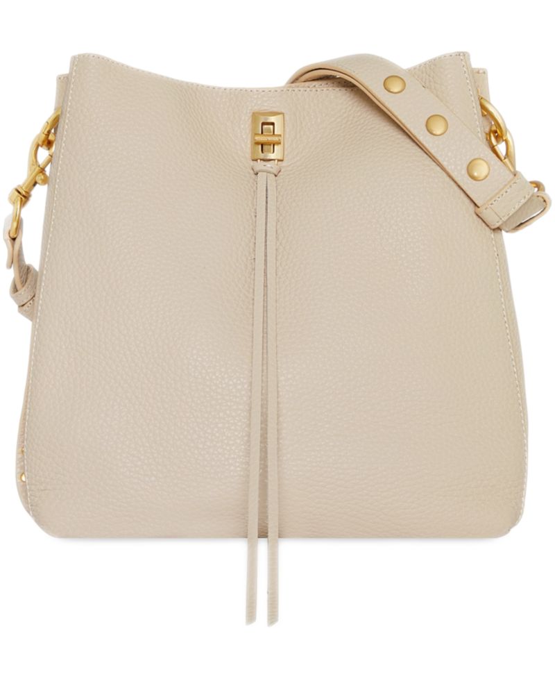 Darren Small Leather Turnlock Shoulder Bag