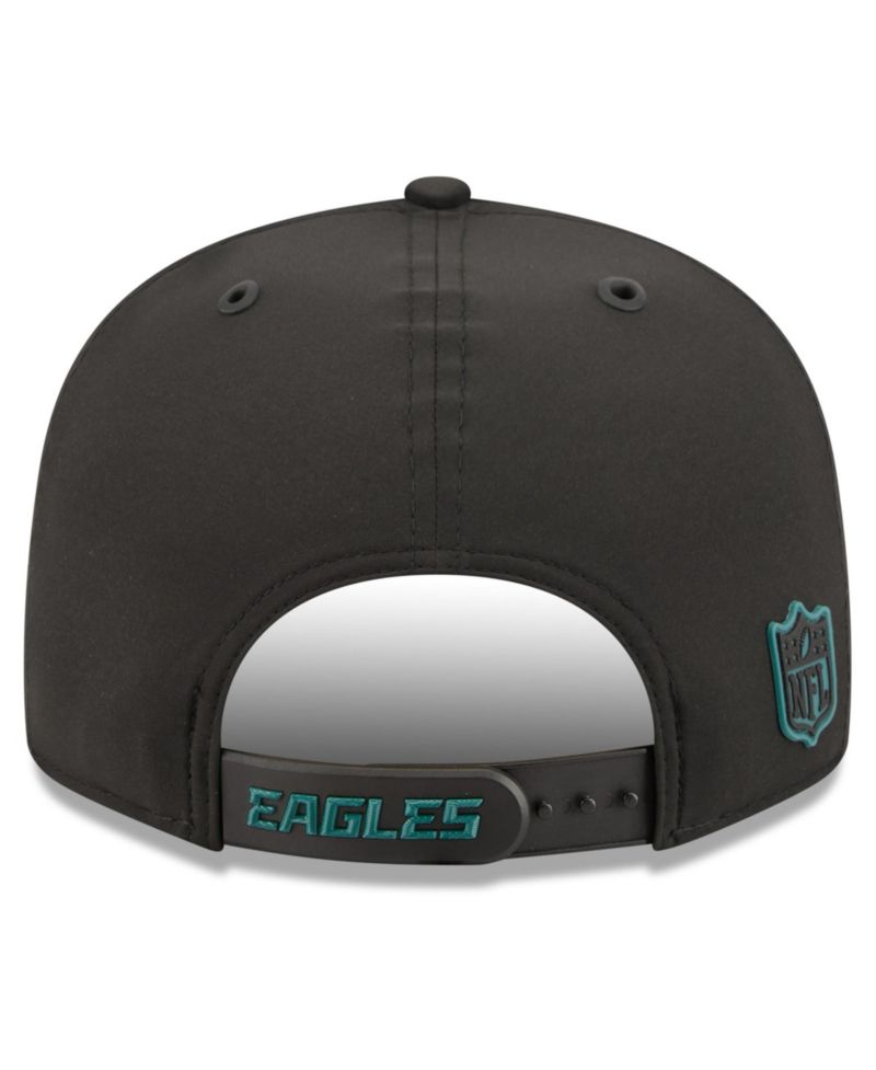 Men's Black Philadelphia Eagles 2026 Sideline 9FIFTY Snapback Hat