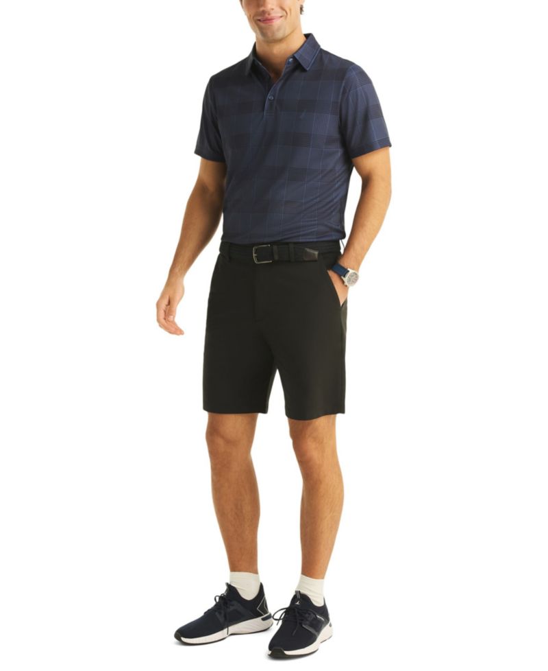 Men's Plaid Golf Classic-Fit Polo Shirt