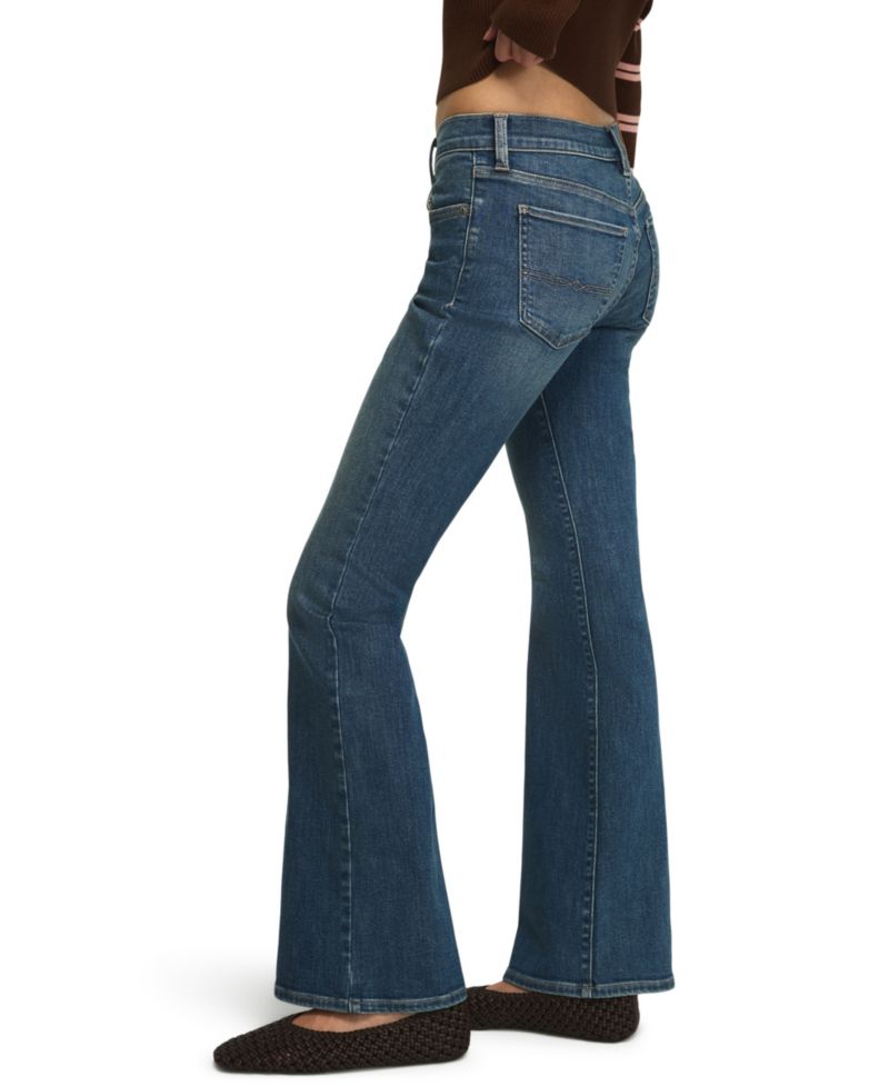 Women's Sweet Flare Mid-Rise Cotton-Blend Jeans