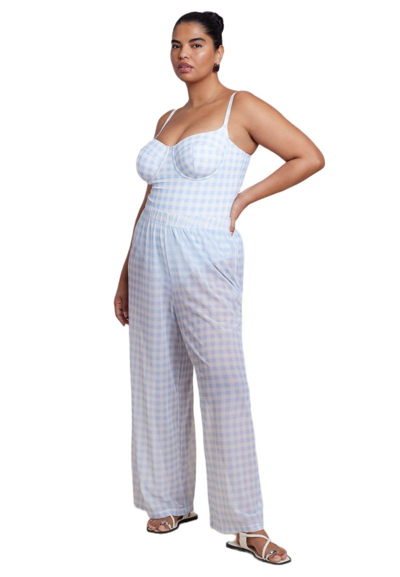 Women's Plus size Wide Leg Cover-Up Pant