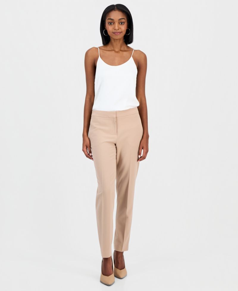 Women's Bi-Stretch Straight-Leg Dress Pants