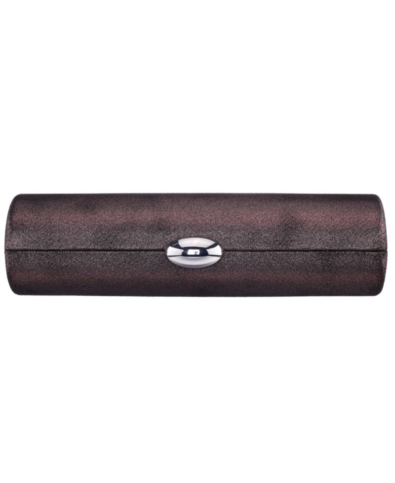Xandra Barrel Minaudiere Small Clutch Handbag