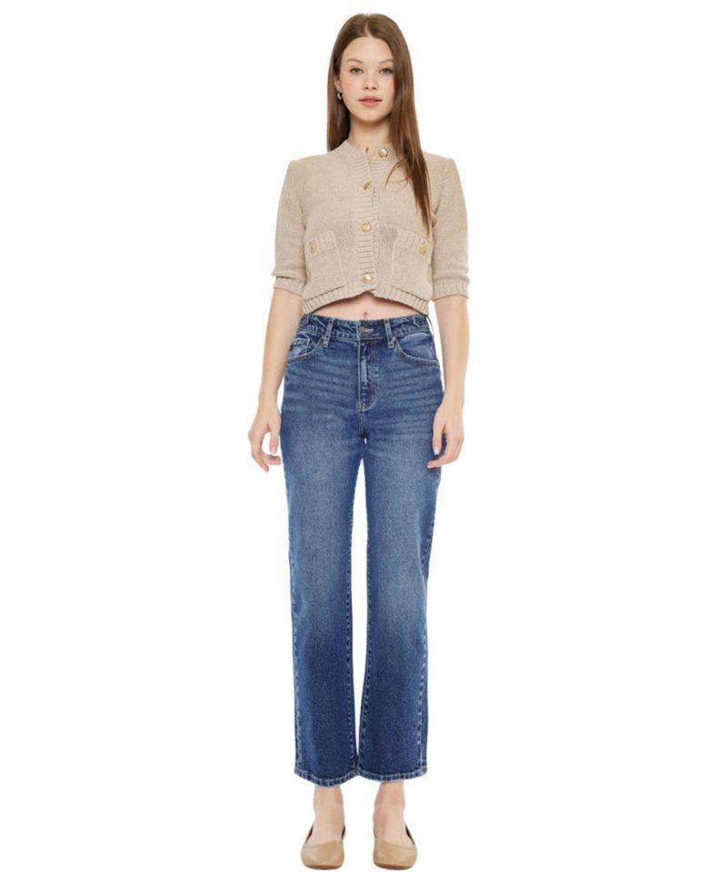 Women's Ashley High Rise True Straight Jeans