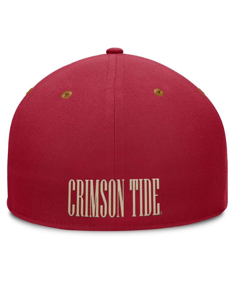 Men's Crimson/Brown Alabama Crimson Tide Noboa Fitted Hat