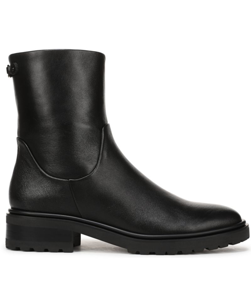 Women's Sky Zip Short Block Heel Boots
