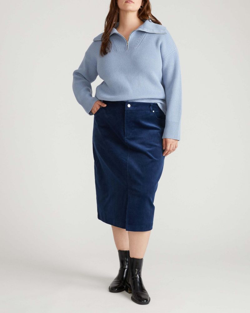 Plus Size Suzi Corduroy Skirt
