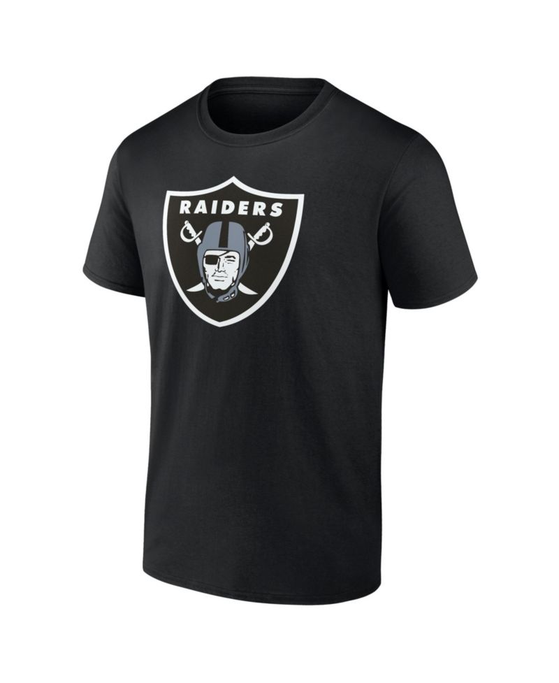 Men's Black Las Vegas Raiders Primary Logo T-Shirt