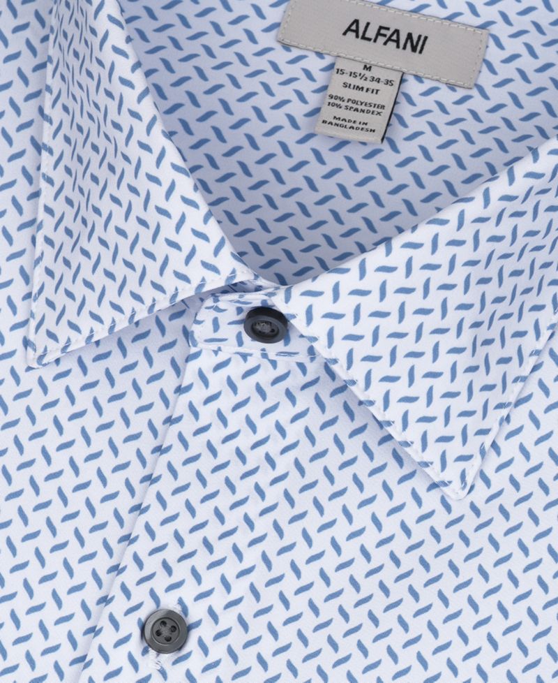Men's Collared Slim-Fit Shirt