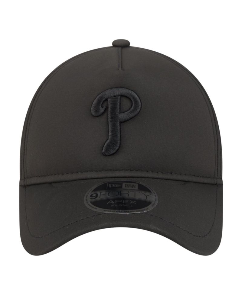 Men's Black Philadelphia Phillies Injection Apex 9FORTY Adjustable Hat