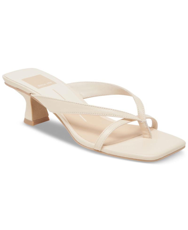 Women's Brevel Thong Low Block Heel Dress Sandals
