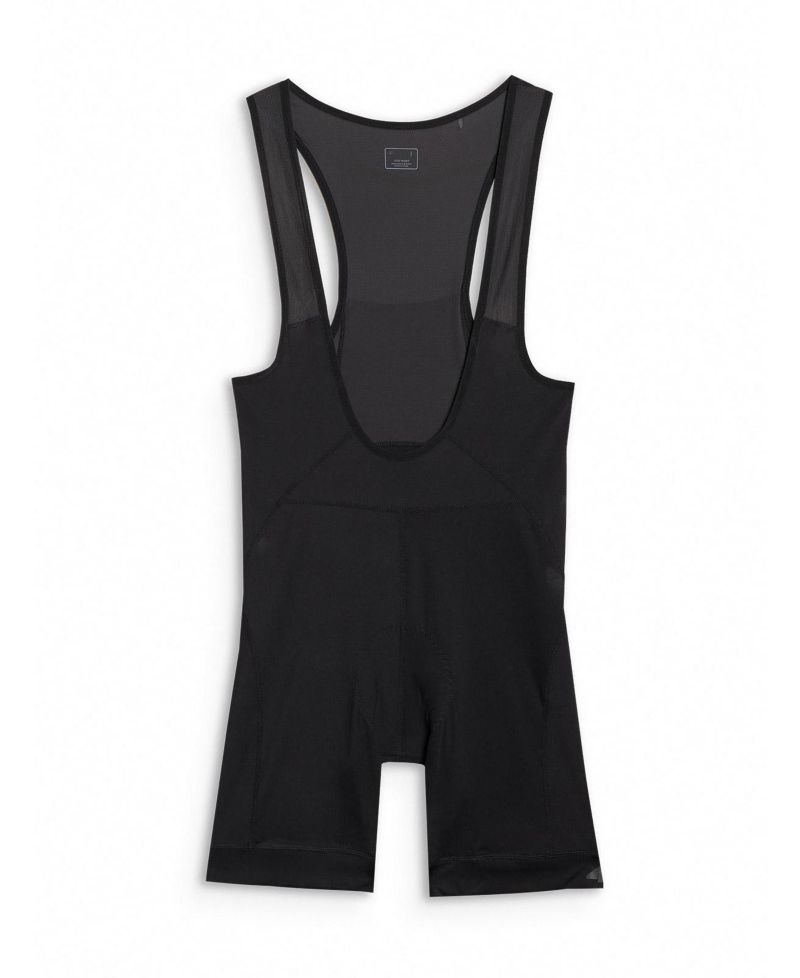 Men's Short Cycling Leggings With Gel-Foam Insert And Suspenders
