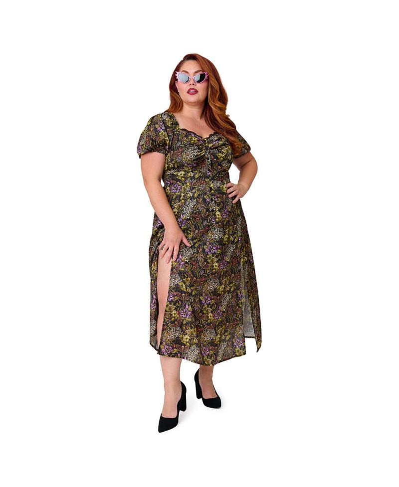 Plus Size Sweetheart Midi Dress